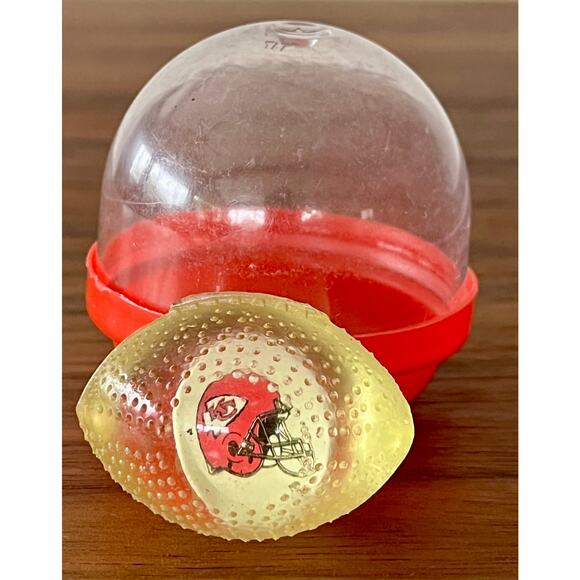 1990’s NFL Toy Machine Rubber Football Kansas City Chiefs Collectible Novelty - Picture 4 of 9